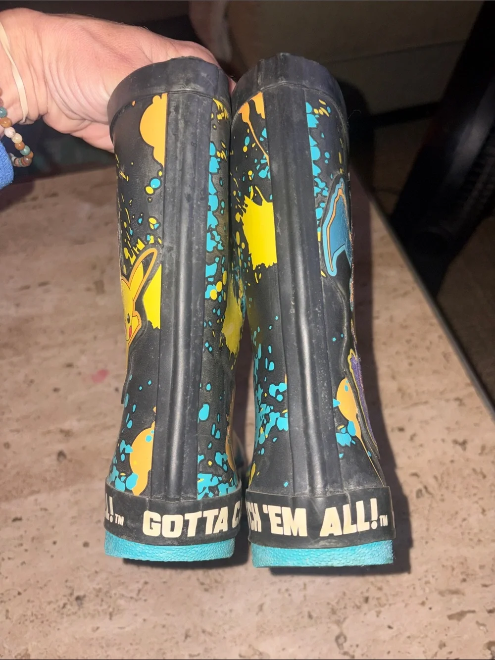 New Pokémon Rain Boots sz 12